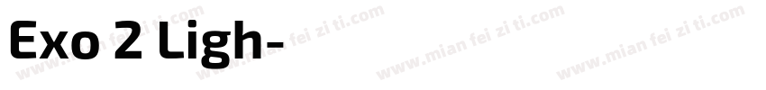 Exo 2 Ligh字体转换
